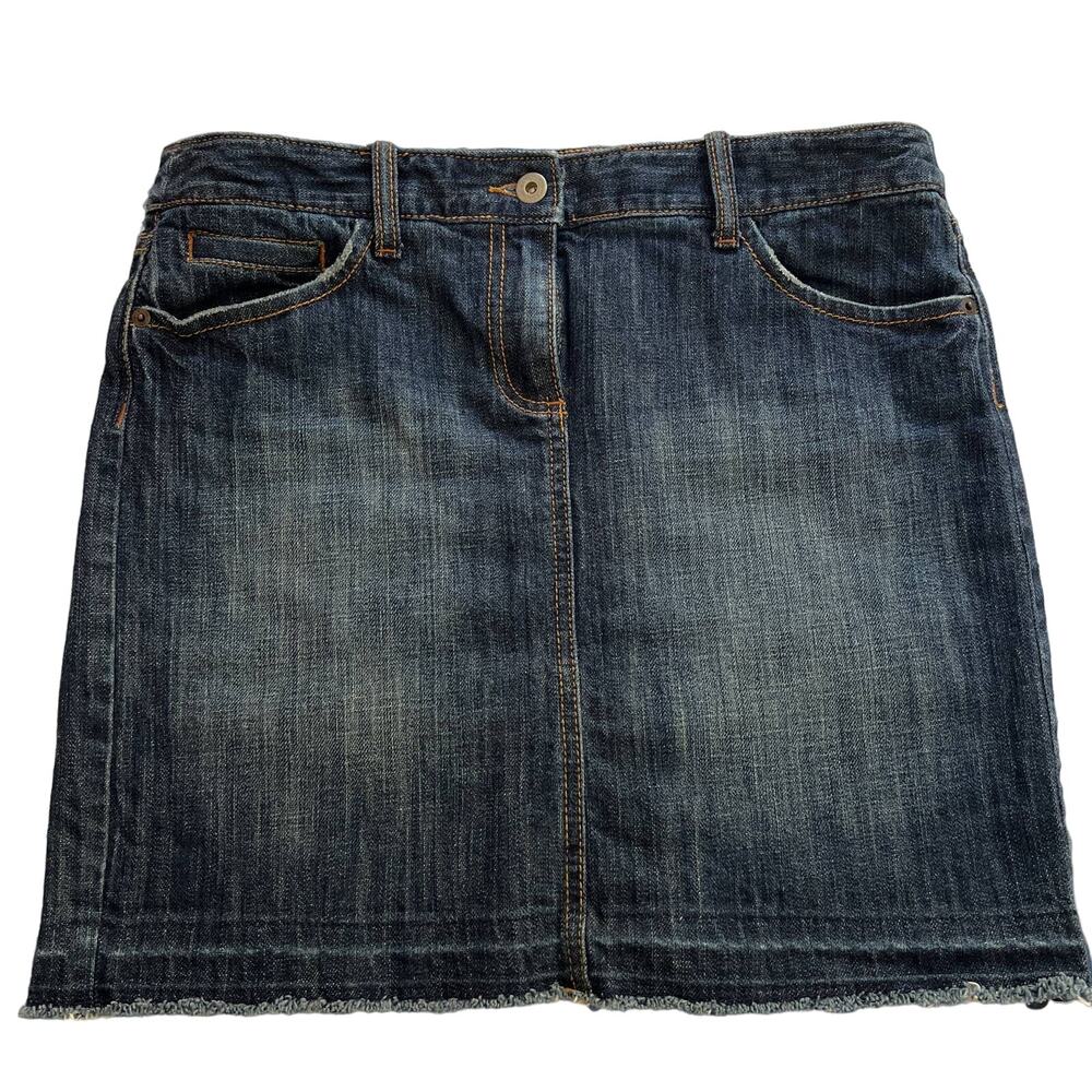 ANNE TAYLOR denim mini shirt SZ 6P
